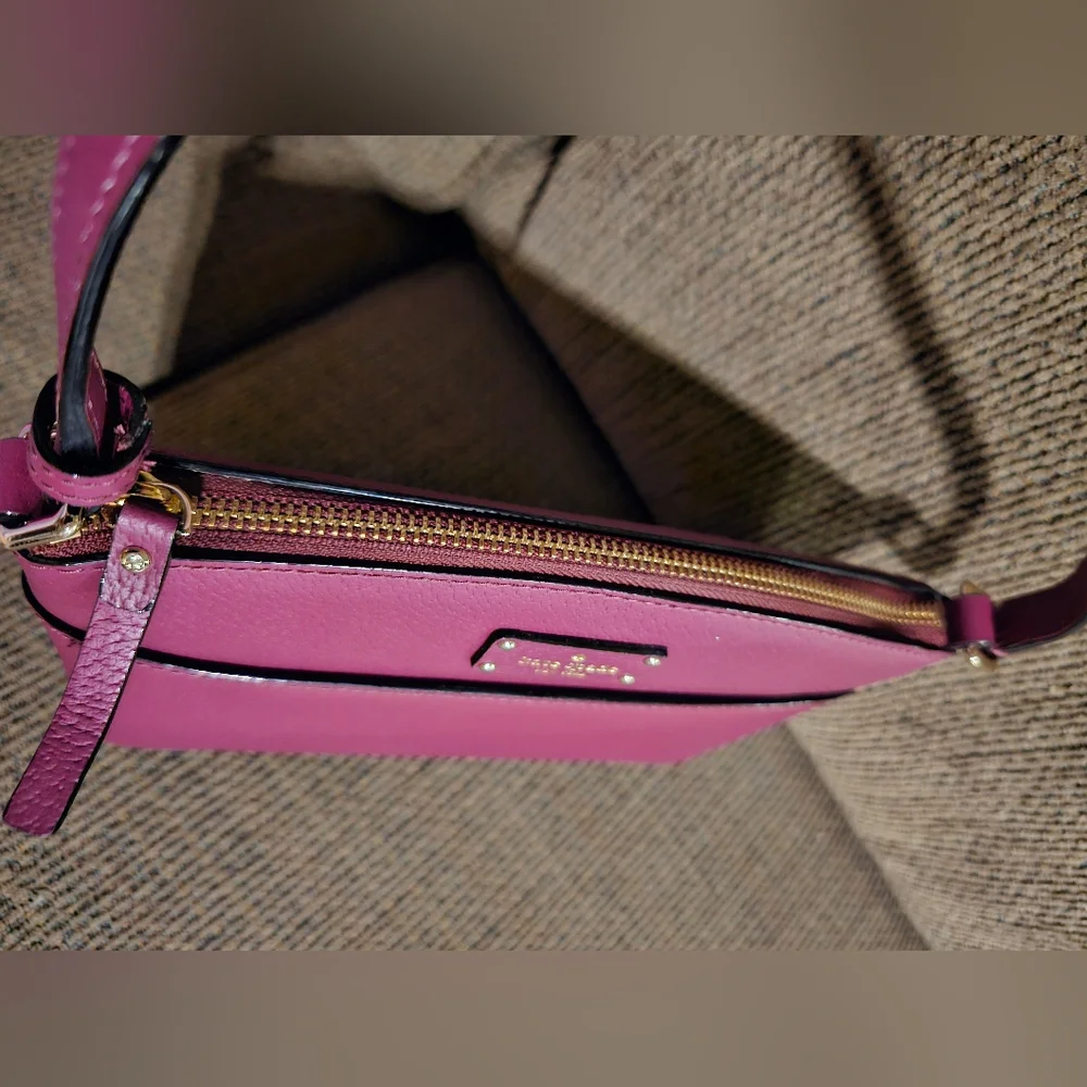 Kate Spade Grove Street Millie Leather Crossbody Cherrywood WKRU4194 NWOT - Picture 7 of 12